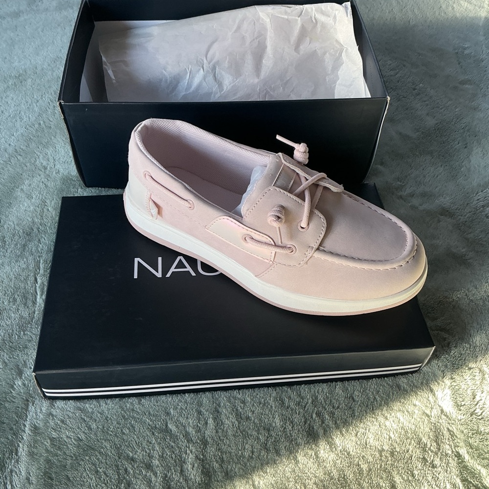 Nautica Soft Pink Boat Shoes